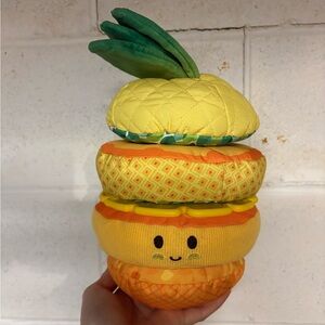 Melissa and Doug Stackable Pineapple Plush Toy